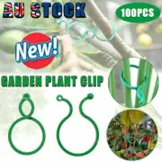 100pcs Garden Plant Clip Reusable Fruits Tomato Vine Grow Support Holder StraDY