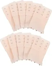 [VALICLUD] Women's Bra Back Extender Buckles Bra Strap Extenders 3 Rows Elastic Underwear Extension for Comfort