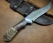 Handmade Damascus Steel Camping tool Collectable Outdoor Gift. Gift for him, Gro