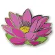 Lotus Flower Hard Enamel Pin: Cloisonne Pin