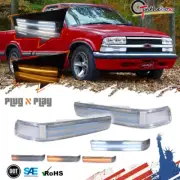 Turn Signal Lamps For 98-04 Chevrolet S10 GMC Sonoma Blazer Front Switchback LED (for: Chevrolet)