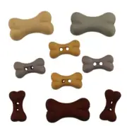 Doggie Delights 4438 - Bone Buttons Galore Embellishments - Craft Sewing Scrap