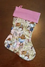 Beauty and the Beast Belle Personalized Christmas Stocking 1059s