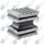 2.5" Dapping Block GROOVED Swage Tool HARDENED STEEL | Metal Forming
