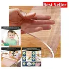 Waterproof 1.5mm Clear PVC Table Cover - Perfect for Dining & Writing Desks