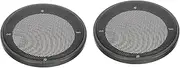 iplusmile 2Pcs Speaker Net Covers for Car Speakers Durable Protective Mesh Audio Accessory
