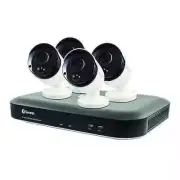 NNEKG 4 Channel DVR with 4 x 4K Ultra HD Heat & Motion Detection Security Camera