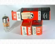 RCA 6EV5 Vacuum Tubes Made In USA NOS Lot Of 3 +Box