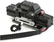 Waterproof Electric Winch Boat Trailer Winch Dual Motor Metal Simulated Winch For 1/8 1/10 RC Crawler Car Ax&ia&l SCX10 TRX4 RC&4W&D D90 A84F(As Shown Model B)