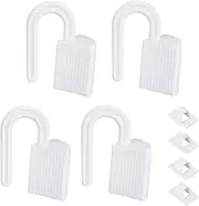 4 Set Hinge Guard Baby Finger Protector Plastic Finger Pinch Guard Door Locks Guard Door Safety for Door Window Protection Baby Kids Finger