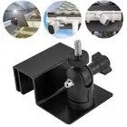 Weatherproof Gutter Mount for Arlo/Ring/Wyze /Eufy Cam Solar Panel Bracket Black