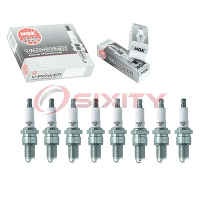 8 pcs NGK V-Power Spark Plugs for 1971-1974 Dodge B100 Van 5.9L 5.9L 5.2L pg