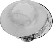 VICASKY Beekeeping Hat Wide Brim Grey Sun Hat Mesh Veil Insect-proof Sunscreen