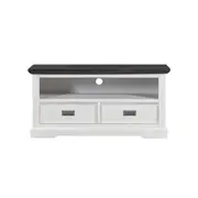 Hampton 1200mm Entertainment Unit - White/Charcoal