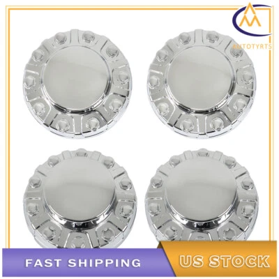 Wheel Center Hub Caps Two Front & Two Rear For Dodge Ram 4500 5500 2019-2021