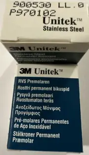 3M™ Unitek™ Stainless Steel Crowns Size 0 1st Perm LLB Replacement Crowns 5/Bx