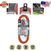 Premium 10 Ft Outdoor Extension Cord - Lighted Ends, Durable & Waterproof