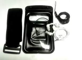 黑色iphone6 4.7吋 漂浮 防水袋 路跑 防水運動臂套 送防水耳機 3.5mm耳機孔 支援線控耳機麥克風