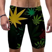 [VBFOFBV] Men's Printed Jammer Swimsuit Swim Shorts, Marine Life Vintage Starfish Conch Shell Summer