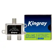 KINGRAY KDPTSF FTA & Satellite Diplexer 5-862 / 950-2400Mhz Fox App. FTA /