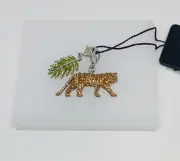Swarovski Tiger & Leaf Charm Set Brand New in Box 1029735