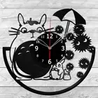 Vinyl Clock Totoro Vinyl Record Wall Clock Home Art Decor Handmade 2541