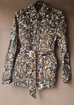 New Ted Baker Urban Printed Cargo Jacket Size Ted 0 UK 6 £199 #ListingsInLights