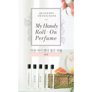 (●小妮子●) 韓國 APIEU 攜帶式滾珠香水 My Handy Roll-On Perfume_Peach