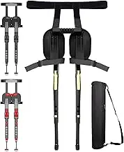 Xvilmaun Wearable Seat, Chairless Chair Wearable Leg Brace Portable Folding, Ergonomic Wearable Leg for Outdoor Activities, Lightweight Fishing Stool, for Barbers, Chefs