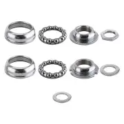 SUNLITE 1 PIECE 28tpi SILVER 68mm BOTTOM BRACKET CUP SET w/ bearings 22341 NEW