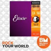 Elixir 16102 Acoustic Guitar Strings Nanoweb Medium 13-56 PhosphorBronz APB-NW-M