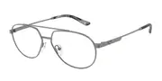 Emporio Armani EA1165 3003 Men's Glasses Gunmetal Size 56 - Private Health Rebate - Blue Light Block Available