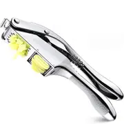 Multifunctional Garlic Press Aluminum Alloy Two-in-One Garlic Cutter Masher Tool