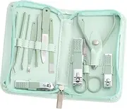 CALLARON 1set Household Manicure Set Nail Clipper Kit Matcha Multi-function Grooming Tools for Easy Fingernail and Toenail Care Portable and Travel-friendly