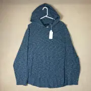 Vince Hoodie Mens XXL Blue Space Dyed In Stargazer Pullover Sweater Adult NWT