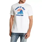 New Volcom Froth Of July T-Shirt Skate Surf Shirt Small 100% Cotton Volcom Stone