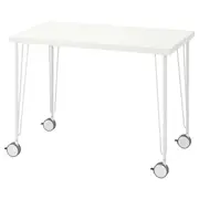 LINNMON / KRILLE desk, white, 100x60 cm