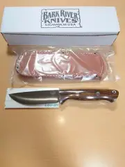 Bark River Knives Brabo 1 Black with Sheath & Box Fixed Knife JAPAN NEW