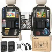 Backseat Car Organizer(20 Storage Pockets),Come with Free 1 Seat Net and 2 Headr