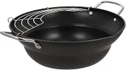 1 PC Mini Induction Cooker Fryer Non Stick Frying Pot for Japanese Cuisine Portable Deep Fryer Pan for Home Restaurant Cooking