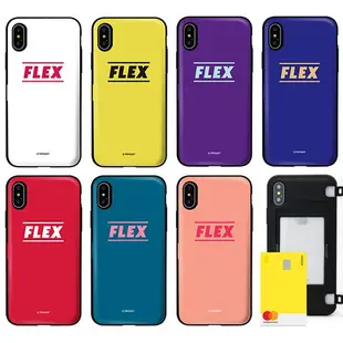 韓國 FLEX 手機殼│側開卡夾│iPhone 6 6S 7 8 Plus SE 2020│z9351