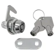Tool Box Lock Cylinder Tubular Camlock 90° Hook Cam Replacement Lock & Keys