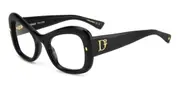 Dsquared2 D2 0138 807 Women’s Glasses Black Size 52 - Private Health Rebate - Blue Light Block Available