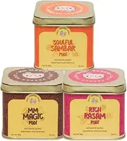 Salt Pepper Podi Preparation Combo | MM Magic+Rich Rasam+Soulful Sambar Podi | Exquisite Blend of Aromatic Spices | Authentic South Indian Cuisine | Natural & Aromatic | 100g Each