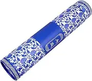 DIYEAH Box Retractable Calligraphy Storage Tube with Elegant Brocade Packaging Sturdy and Poster Mailing Tube for Artworks Compatible with Multiple present Option