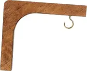 Hanging Plant Hook Wooden Wall Hooks for Use Decorative Plant Hanger for Planters Lanterns Wind Chimes Easy to Install Rustic Decor