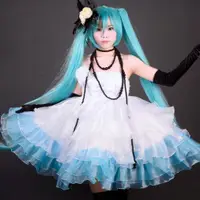 在飛比找ETMall東森購物網優惠-TCOS V家 初音未來 山茶花cosplay服裝動漫禮服c