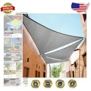 Elegant 11' x 13' x 17' Right Triangle Shade Sail - Heavy Duty & UV Blockage