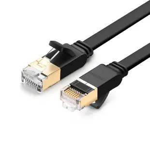 綠聯 CAT7扁線 高速網路線 RJ45 10Gbps 連接線 轉接線 傳輸線 0.5~10公尺【Water3F】