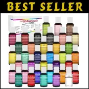 36 Color Cake Food Coloring Master Set - Vibrant Gel Decorating Essentials